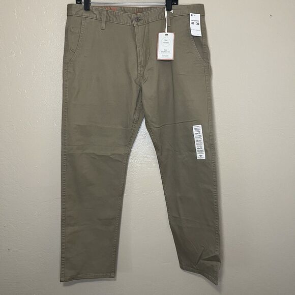 Other - Dockers Men's Brown Alpha Khaki Slim Tapered Fit Pants 38x30 Office Profess